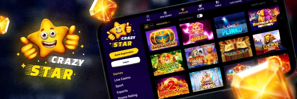 CrazyStar Casino Gaming